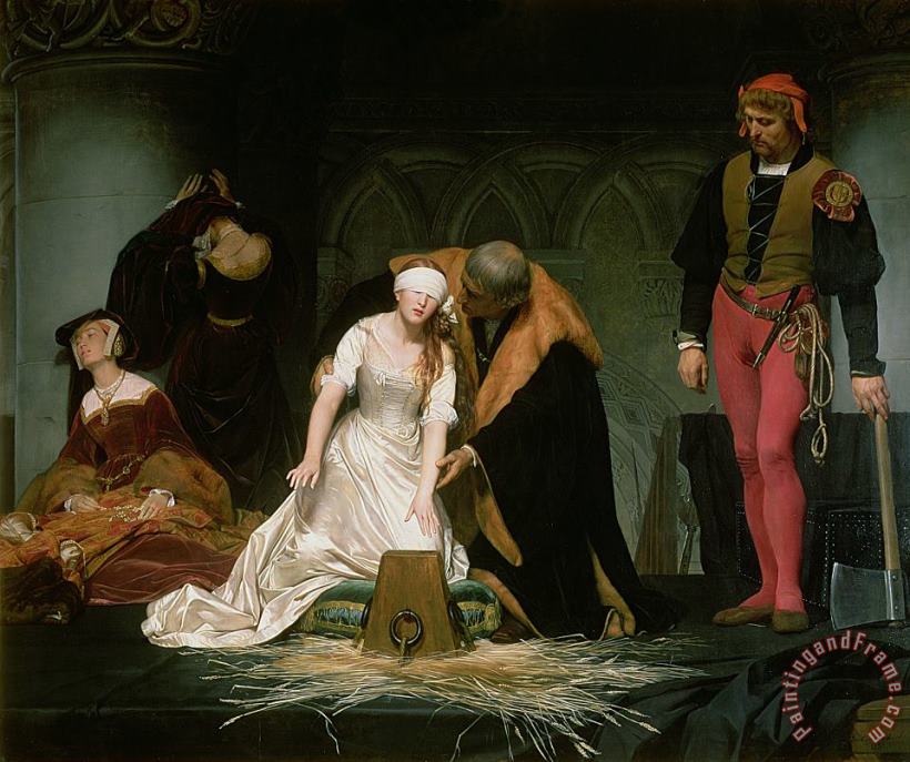 Hippolyte Delaroche The Execution of Lady Jane Grey Art Print