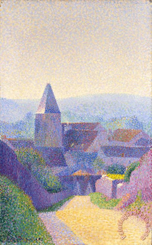 Hippolyte Petitjean Village Art Print