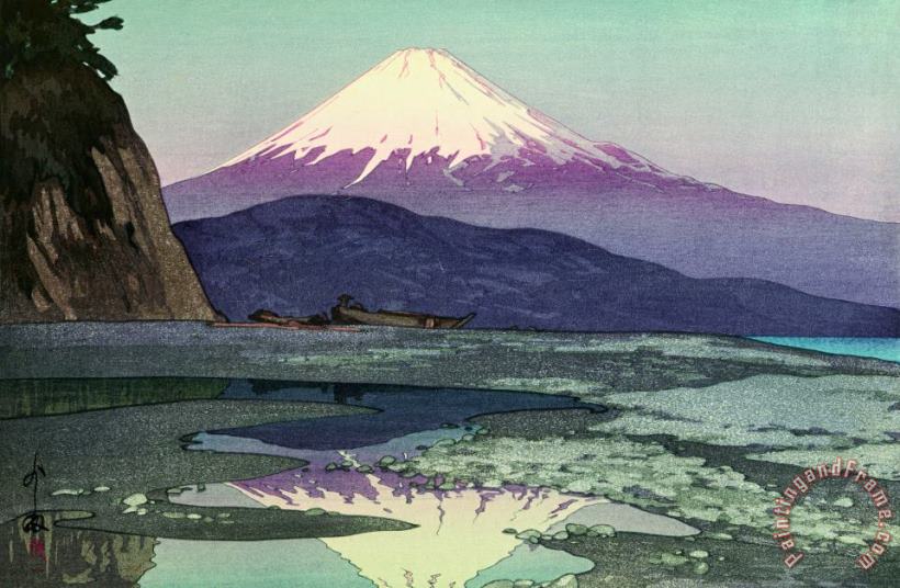 Hiroshi Yoshida Fujiyama From Okitsu Art Painting
