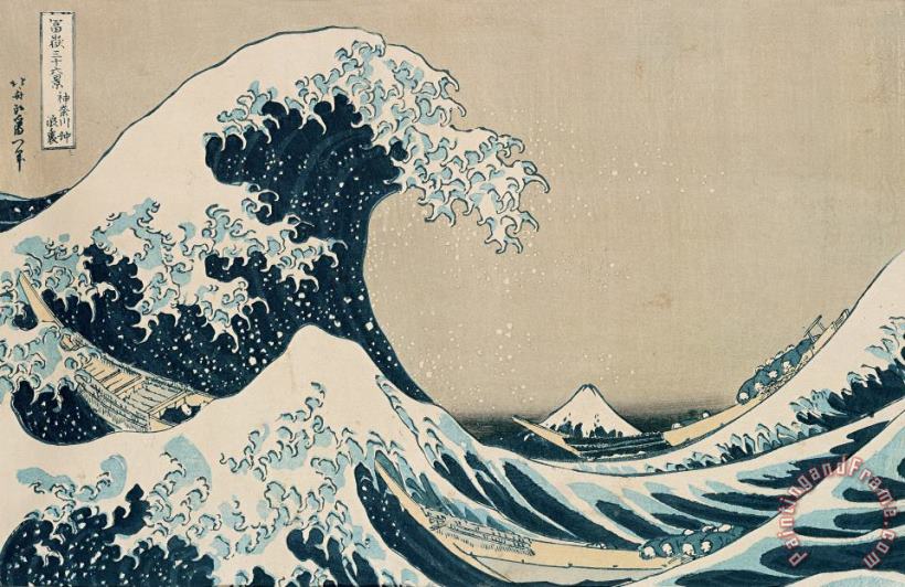 Hokusai The Great Wave of Kanagawa Art Painting