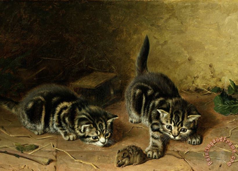 Reluctant Playmate painting - Horatio Henry Couldery Reluctant Playmate Art Print
