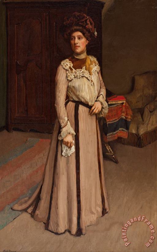 Hugh Ramsay A Lady of Cleveland, U.s.a. Art Print