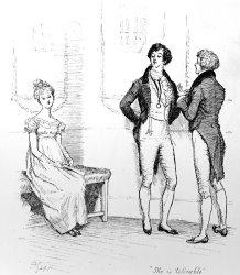 Hugh Thomson Scene From Pride And Prejudice By Jane Austen