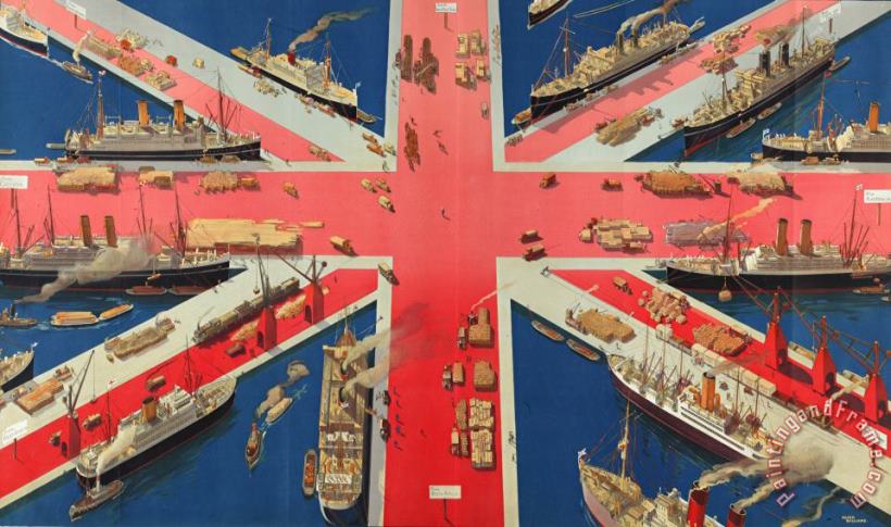 British Empire painting - Hugh Williams British Empire Art Print