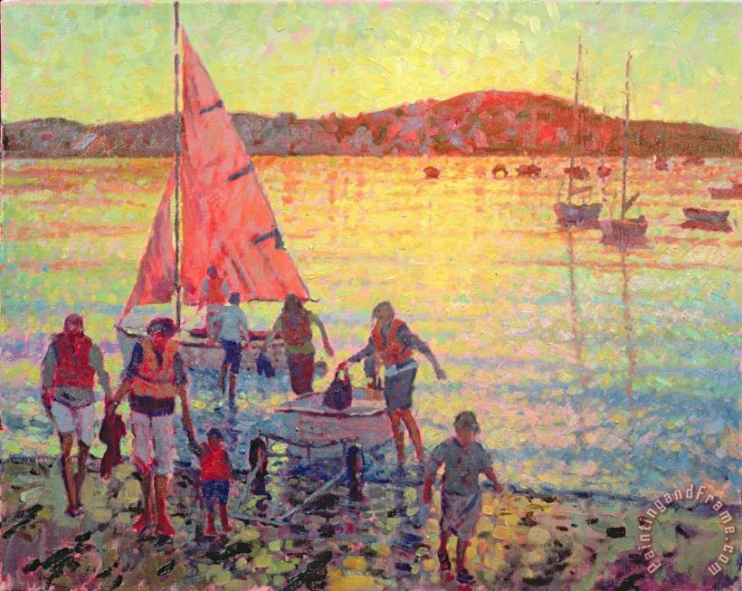Returning Home Late Summer Evening painting - Hugo Grenville Returning Home Late Summer Evening Art Print