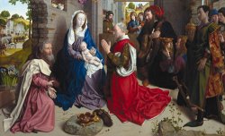 Hugo van der Goes The Adoration of The Kings (monforte Altar)