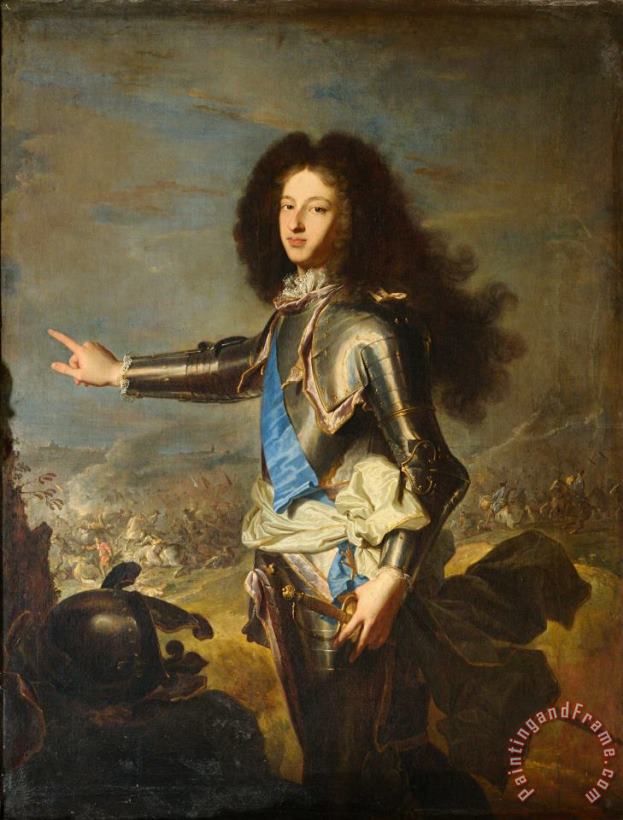 Louis De France, Duc De Bourgogne (1682 1712) painting - Hyacinthe Rigaud Louis De France, Duc De Bourgogne (1682 1712) Art Print