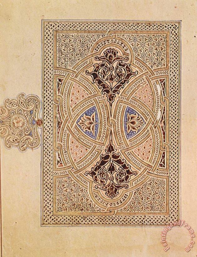 Ibn Al Bawwab Illuminated Cover Of A Quran Art Print