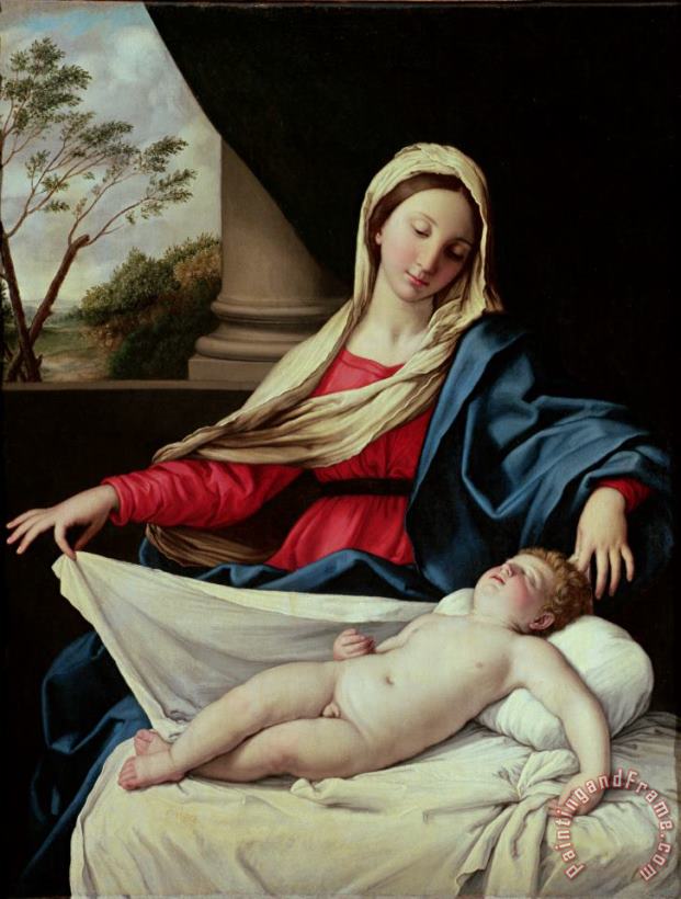 Il Sassoferrato Madonna and Child Art Print