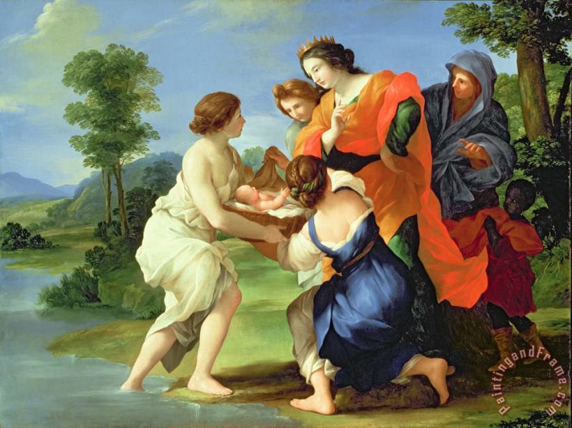 Il Viterbese The Finding of Moses Art Painting