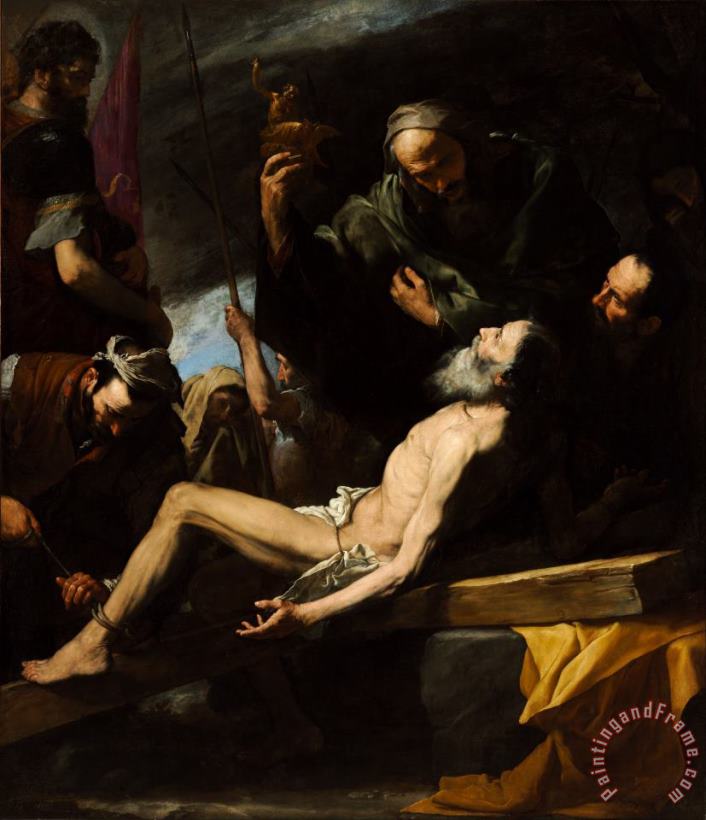 Italian Martyrdom of Saint Andrew Art Painting