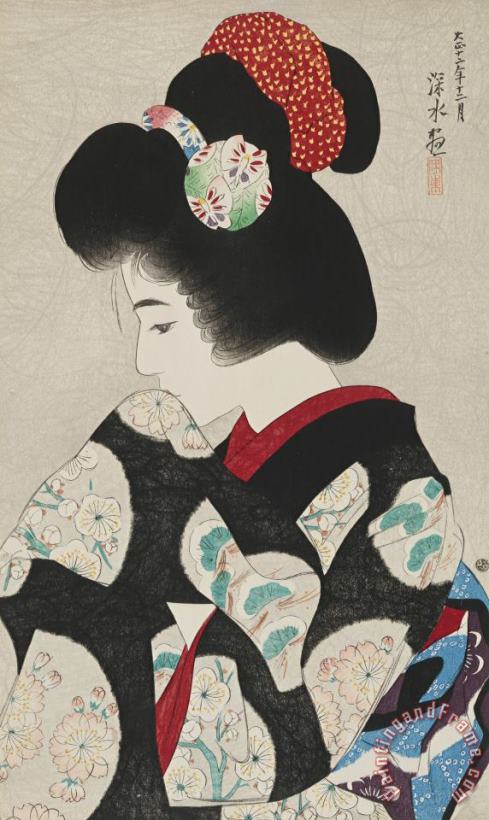 Ito Shinsui Young Girl Art Painting