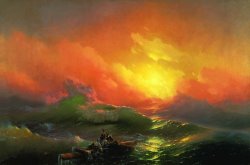 Ivan Aivazovsky - Ninth Wave painting
