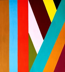 Jack Bush 3 Columns 8 Slants