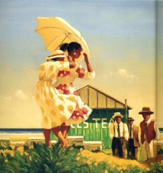 Jack Vettriano A Very Dangerous Beach