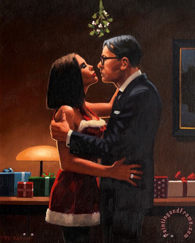 Jack Vettriano Ae Fond Kiss Art Painting