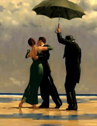 Jack Vettriano Dancer in Emerald