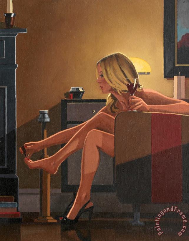 Jack Vettriano For My Lover, 2013 Art Painting