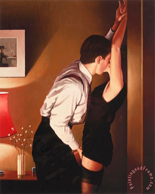 Game on 2006 painting - Jack Vettriano Game on 2006 Art Print