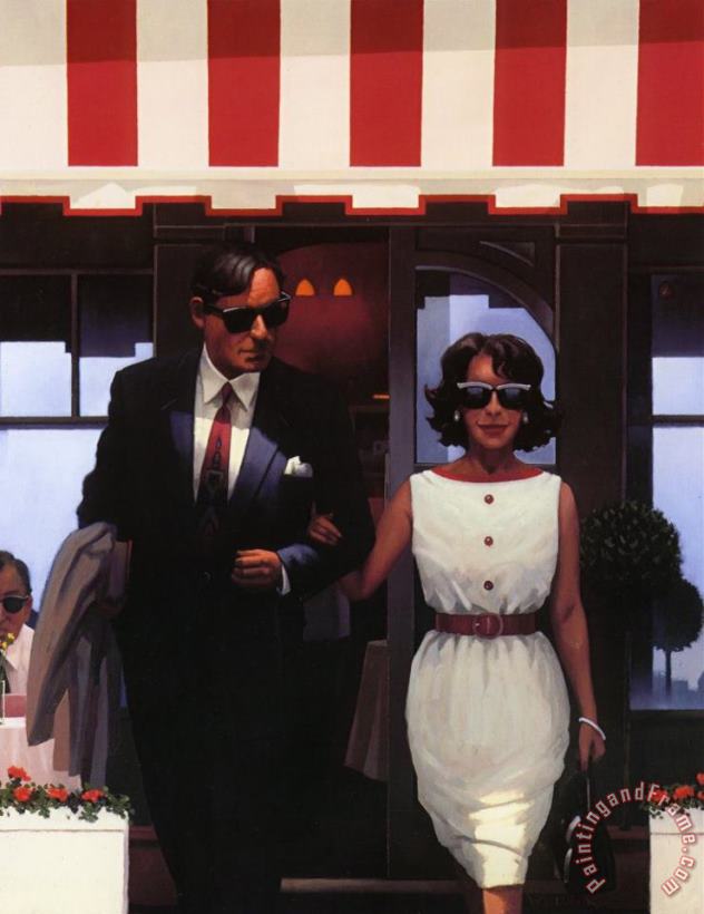 Lunchtime Lovers painting - Jack Vettriano Lunchtime Lovers Art Print