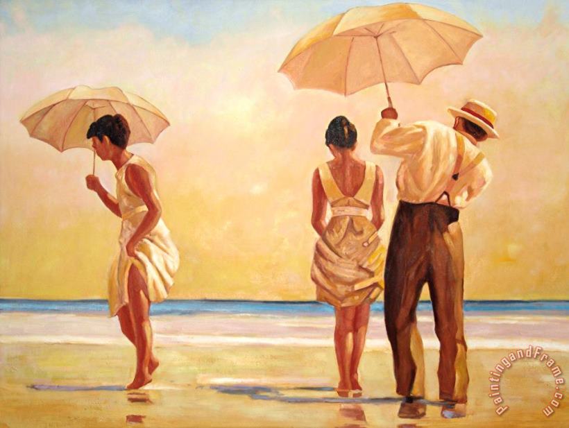 Jack Vettriano Mad Dogs 2 Art Painting