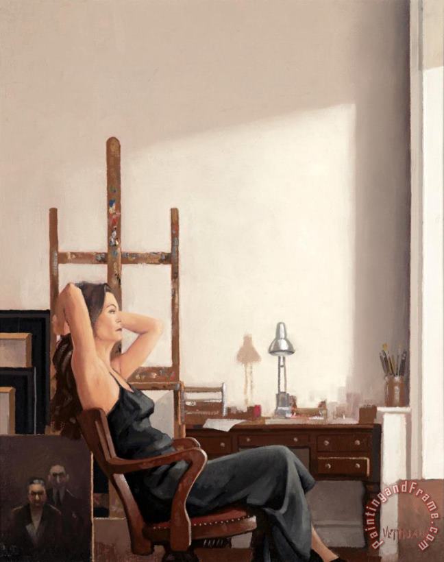 Jack Vettriano Model in The Studio, I Art Painting