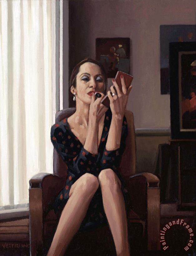 Jack Vettriano Only The Deepest Red Art Painting