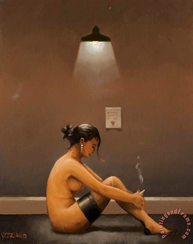 Jack Vettriano Seated Nude (study) Art Painting