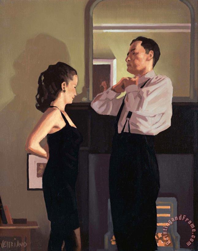 Jack Vettriano Study for Between Darkness And Dawn, 2017 Art Painting