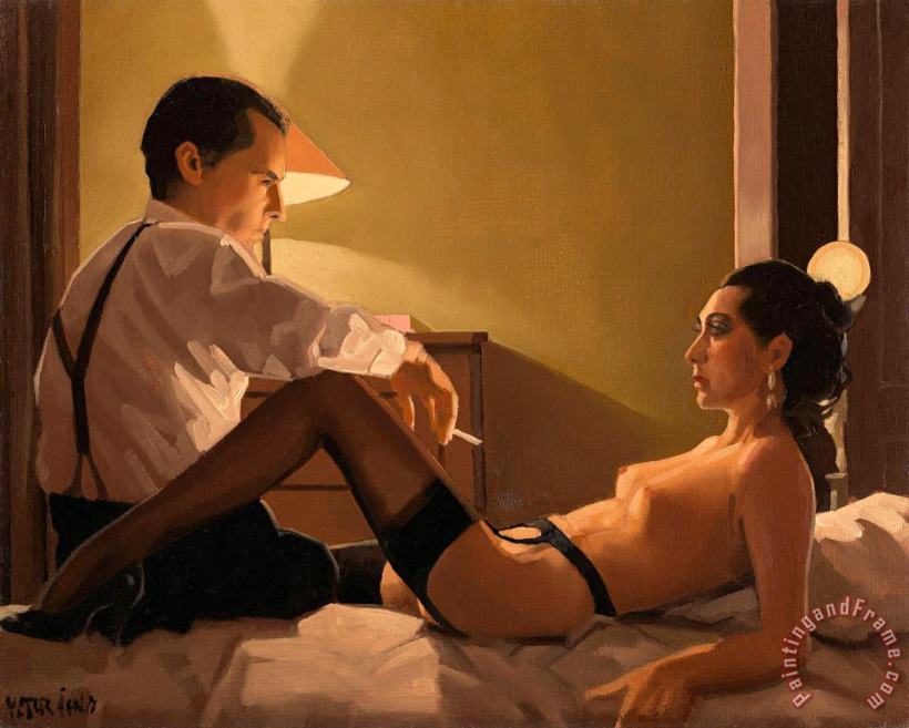 Study for The Married Man, 1998 painting - Jack Vettriano Study for The Married Man, 1998 Art Print