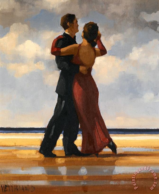 Study for The Singing Butler painting - Jack Vettriano Study for The Singing Butler Art Print