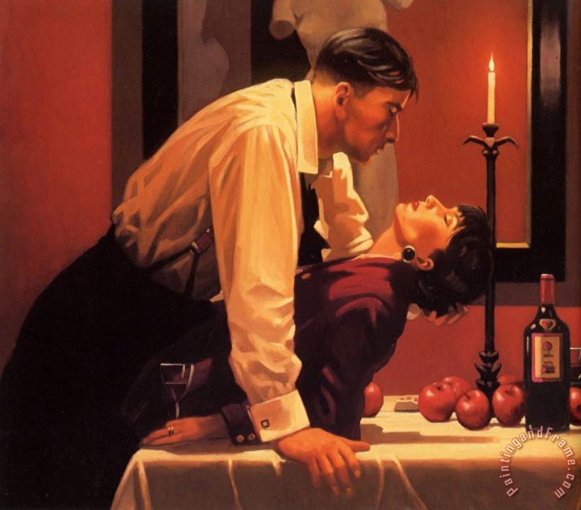 The Party's Over, 1996 painting - Jack Vettriano The Party's Over, 1996 Art Print