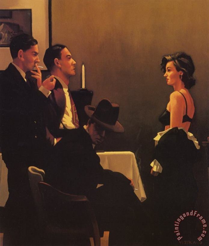 Jack Vettriano We Can't Tell Right From Wrong Art Print