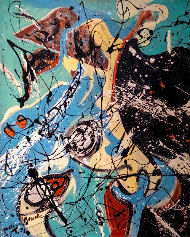 Jackson Pollock Composition Art Print