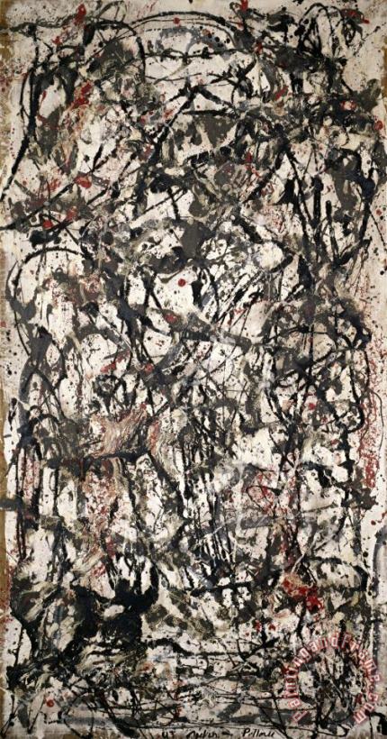 Enchanted Forest painting - Jackson Pollock Enchanted Forest Art Print