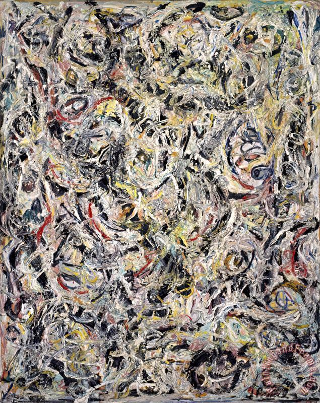 Jackson Pollock Eyes in The Heat Art Print