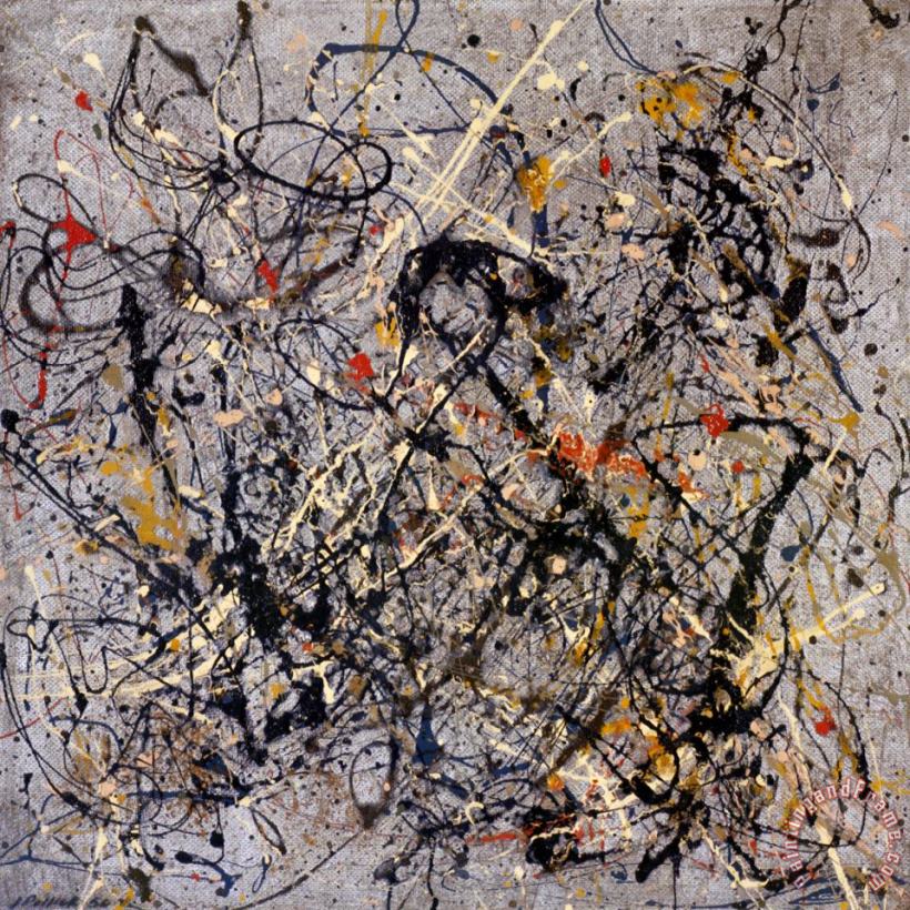 Jackson Pollock Number 18 1950 Art Print