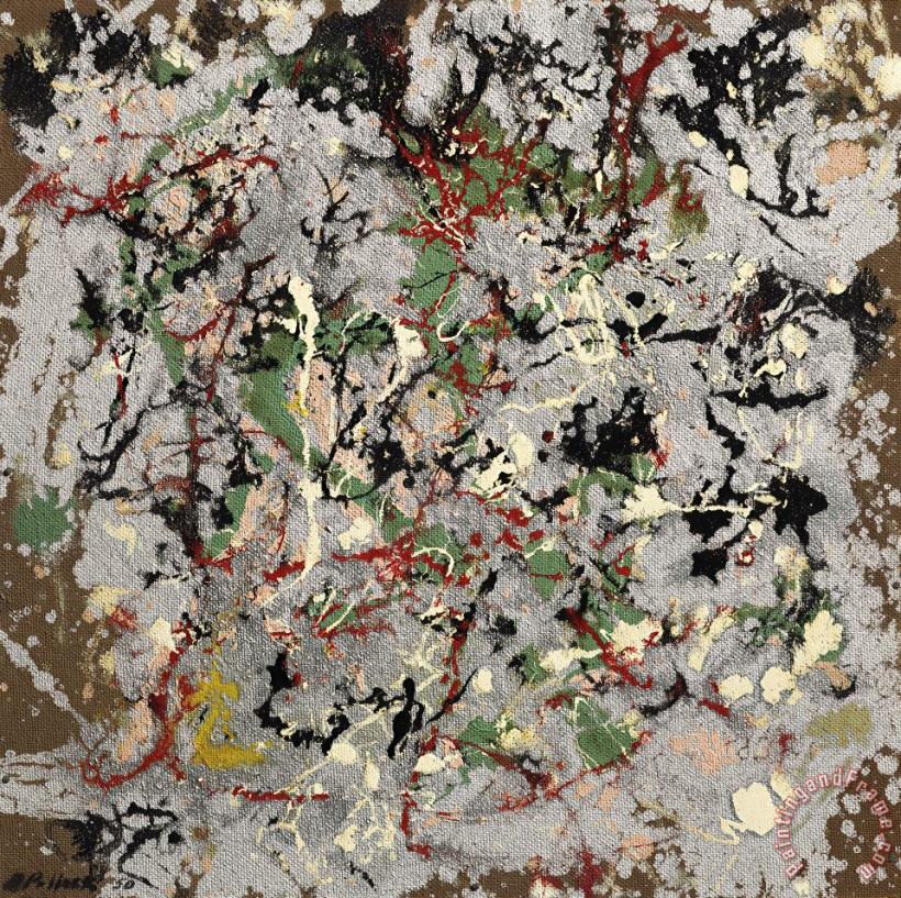 Number 21, 1950 painting - Jackson Pollock Number 21, 1950 Art Print