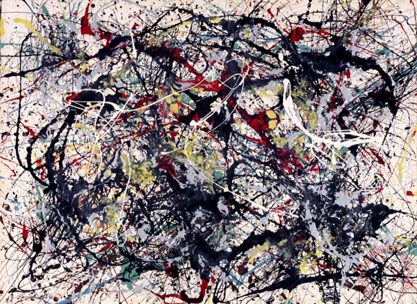 Jackson Pollock Number 34, 1949 Art Print