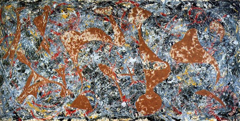 Number 7 C 1949 painting - Jackson Pollock Number 7 C 1949 Art Print