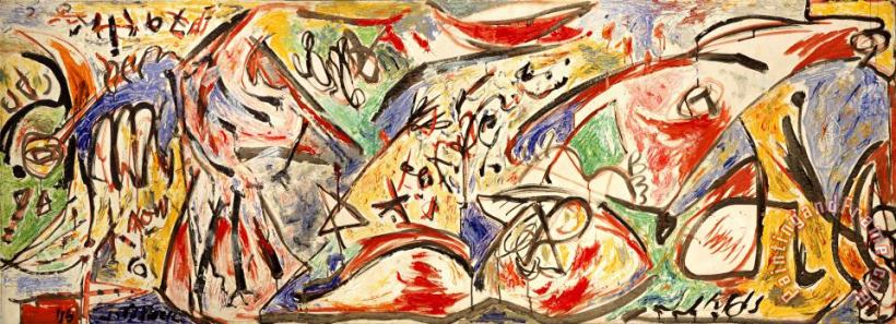Jackson Pollock The Water Bull, 1946 Art Painting