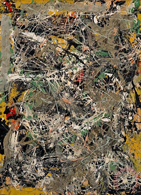 Untitled 1949 painting - Jackson Pollock Untitled 1949 Art Print