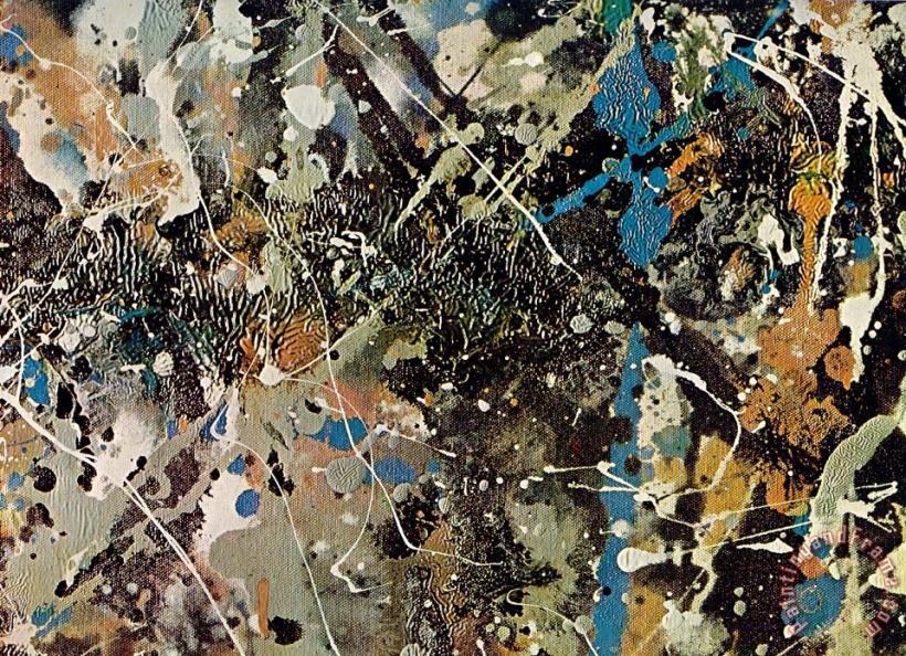 Untitled Ii painting - Jackson Pollock Untitled Ii Art Print