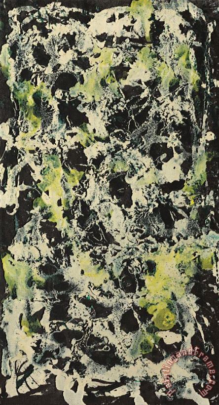 Jackson Pollock Vertical Composition I Art Painting