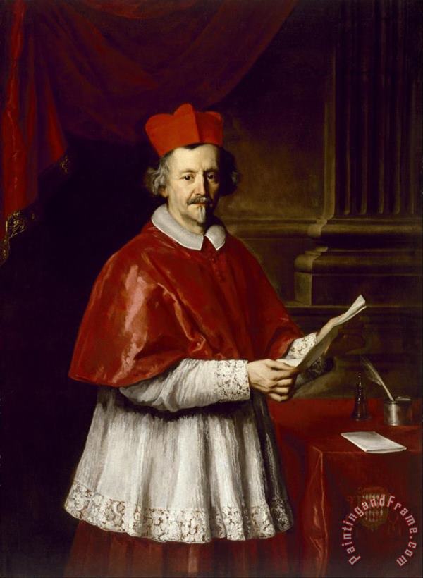 Cardinal Giulio Spinola painting - Jacob Ferdinand Voet Cardinal Giulio Spinola Art Print
