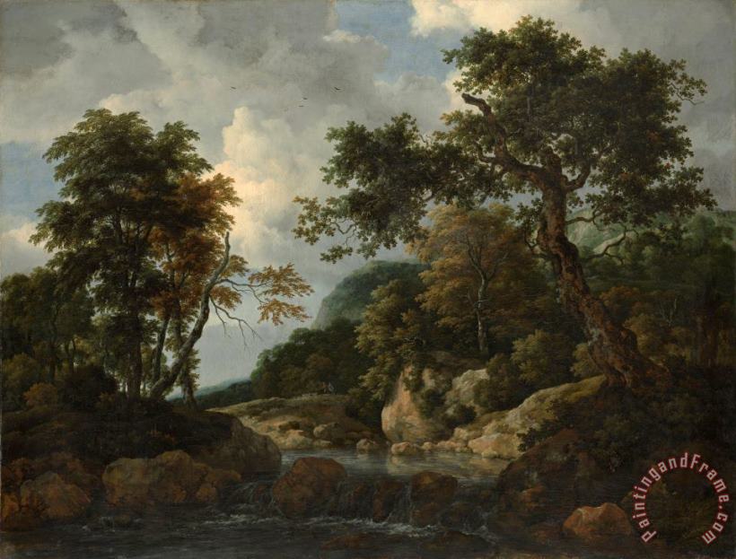 Jacob Isaacksz. van Ruisdael The Forest Stream Art Print