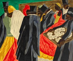 Jacob Lawrence Flower Woman, 1948