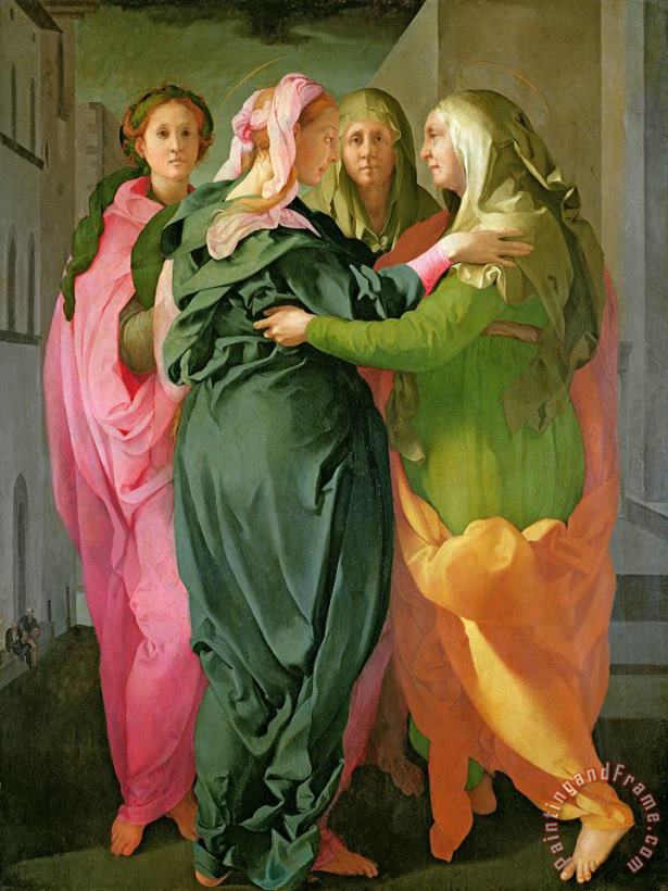 Jacopo Pontormo The Visitation painting - The Visitation print for sale