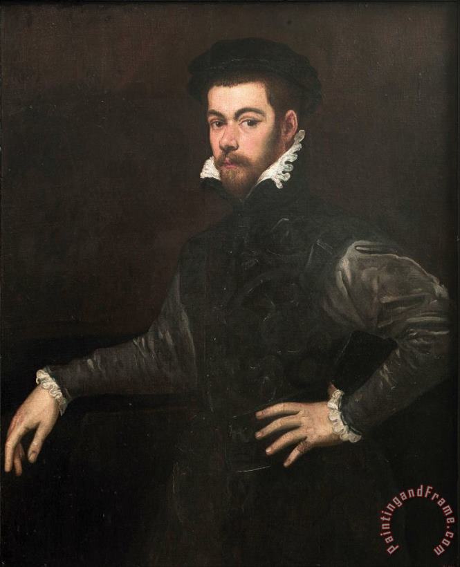 Jacopo Robusti Tintoretto Portrait of a Gentleman Art Painting
