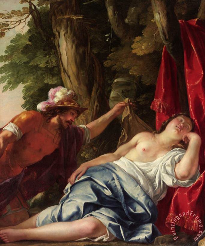 Jacques Blanchard Mars And The Vestal Virgin Art Painting